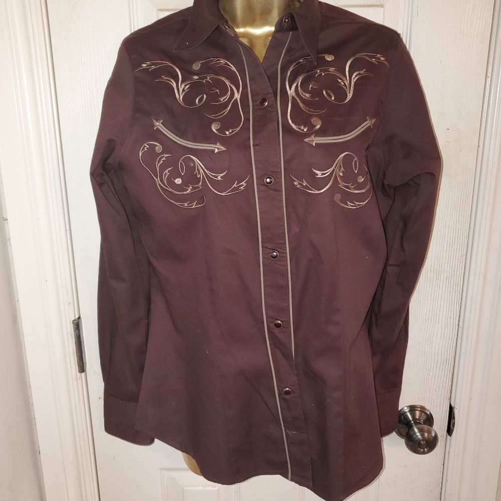 Vintage Roper Classic Pearl Snap Western Top